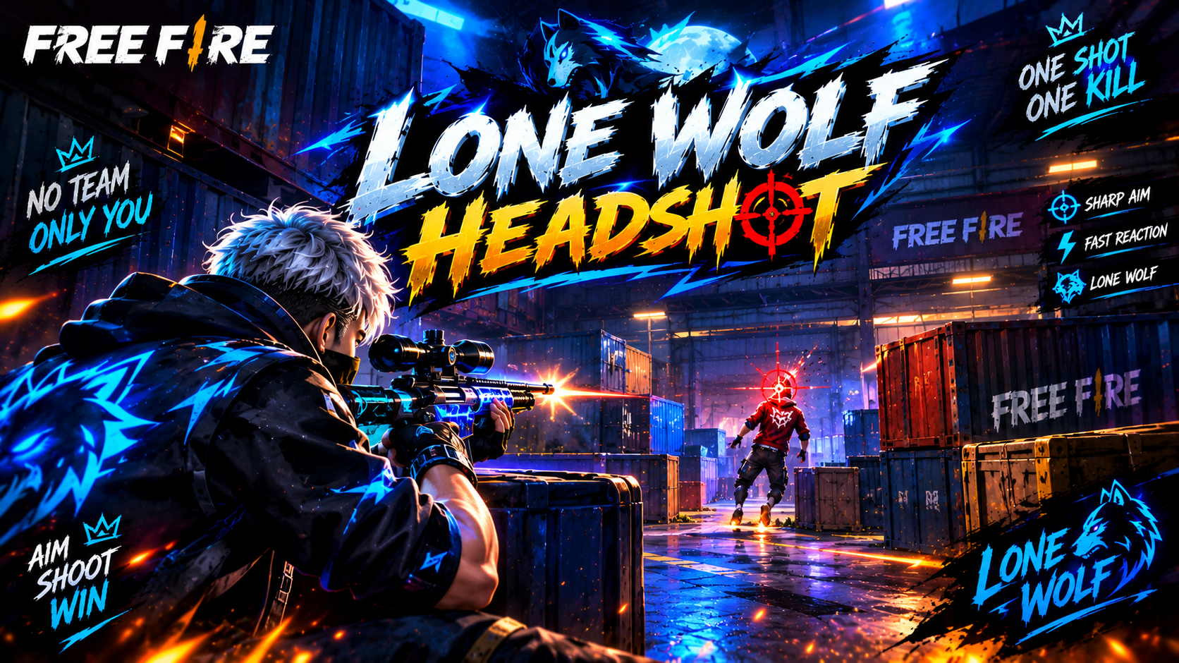 Lone Wolf Headshot poster